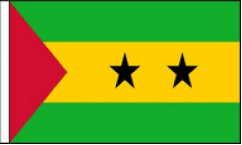 Sao Tome and Principe Table Flags